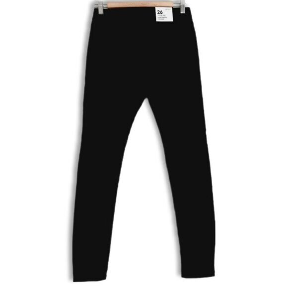 JOE FRESH Classic Slim Mid-Rise Stretch Black Jeans Sz 26 - Picture 6 of 13